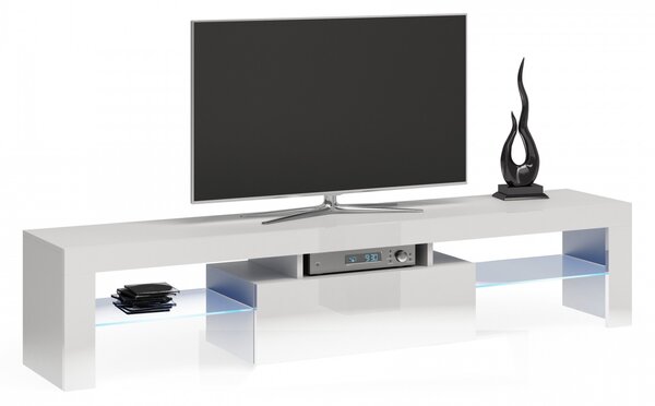 Televizní stolek DEKO 160 Bílý lesk