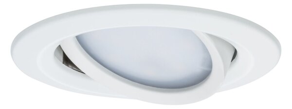 P 92438 LED vestavné svítidlo Nova Coin kruhové 84mm 50° RGBW+ 6W 230V bílá mat hliník - PAULMANN