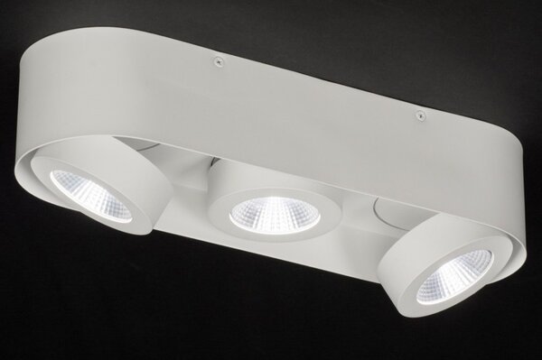 Stropní bodové bílé LED svítidlo Troncetto III (LMD)