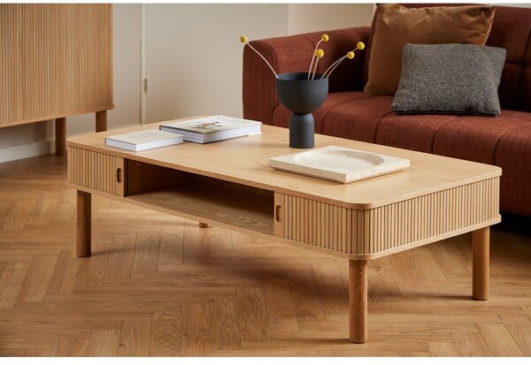 Konferenční stolek v dekoru dubu v přírodní barvě 70x130 cm Langley – Actona