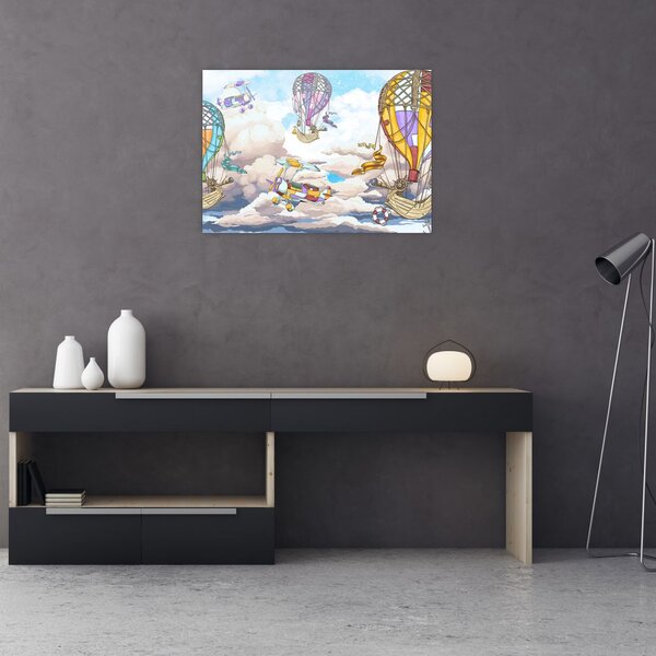 Obraz - Výprava v oblacích (70x50 cm)