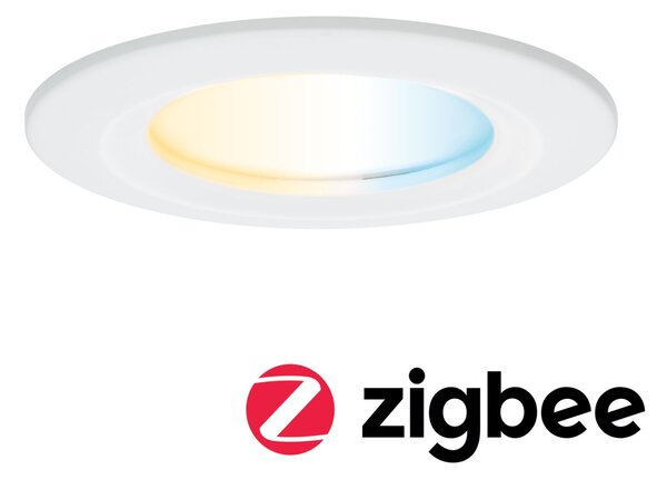 P 92447 LED vestavné svítidlo Nova Coin IP44 kruhové 78mm měnitelná bílá 6W 230V bílá mat hliník - PAULMANN
