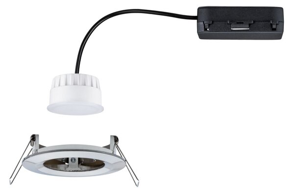 P 92448 LED vestavné svítidlo Nova Coin IP44 kruhové 78mm měnitelná bílá 6W 230V kov kartáčovaný hliník - PAULMANN