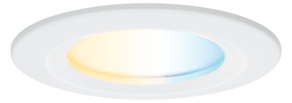 P 92447 LED vestavné svítidlo Nova Coin IP44 kruhové 78mm měnitelná bílá 6W 230V bílá mat hliník - PAULMANN