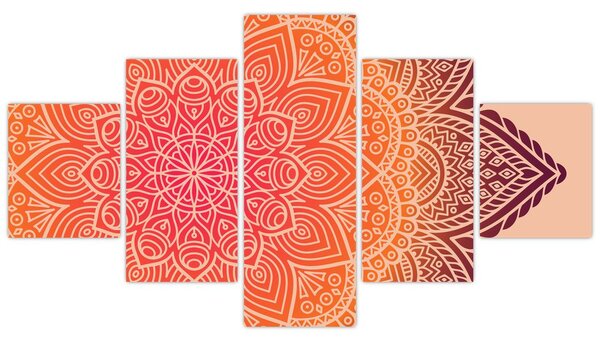 Obraz - Mandala umění (125x70 cm)