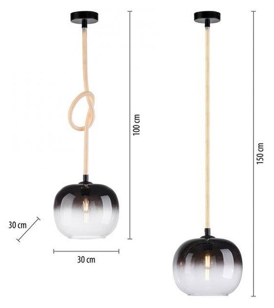 Paul Neuhaus Závěsné LED svítidlo LUMA, 15W, ø 30 cm, nastavitelná výška