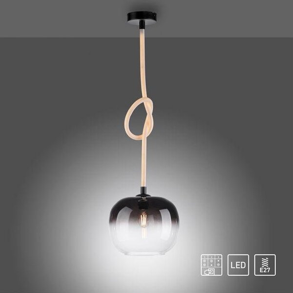 Paul Neuhaus Závěsné LED svítidlo LUMA, 15W, ø 30 cm, nastavitelná výška