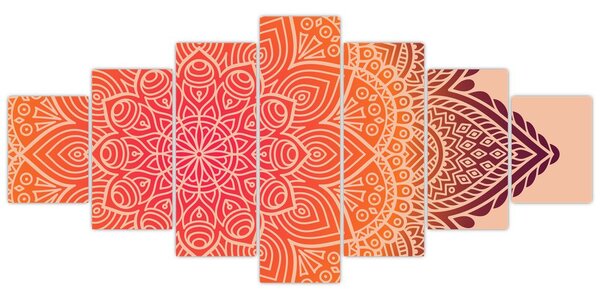 Obraz - Mandala umění (210x100 cm)