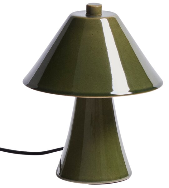 Kave Home Zelená stolní lampa Ceren 21 cm
