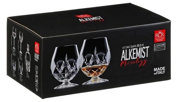 RCR ALKEMIST SKLENICE NA LIHOVINY 530ML SADA 6 KS