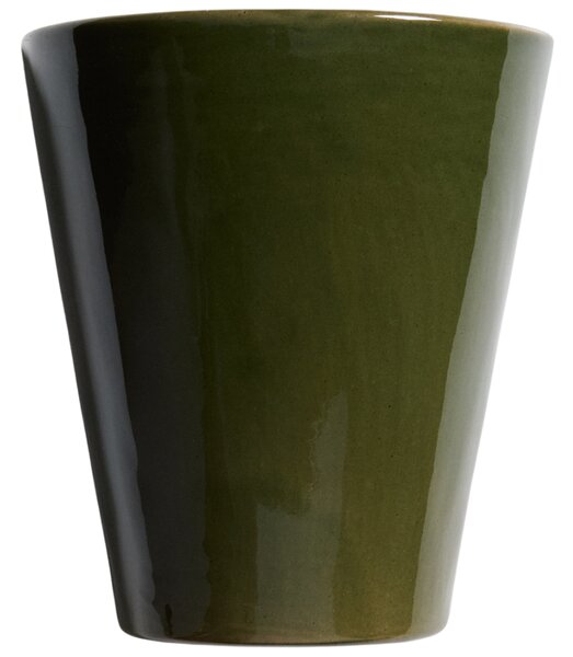 Kave Home Zelené keramické nástěnné světlo Ceren 21 cm
