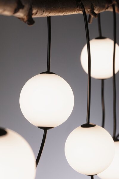 P 94912 Plug & Shine LED světelný řetěz Naima prodlužovací sada IP67 3000K 3x1W 1,71m černá - PAULMANN