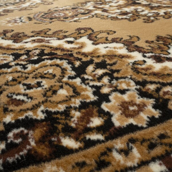 Alfa Carpets, Běhoun na míru TEHERAN T-102 beige, šíře 100 cm, béžová, chodba / předsíň