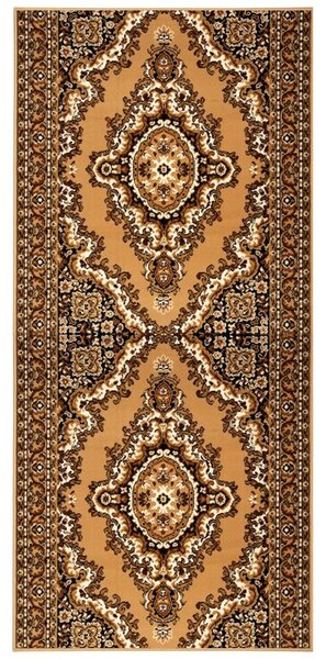Alfa Carpets, Běhoun na míru TEHERAN T-102 beige, šíře 100 cm, béžová, chodba / předsíň