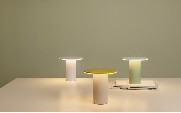 LED stmívatelná stolní lampa v mentolové barvě (výška 18 cm) Fungo – Remember