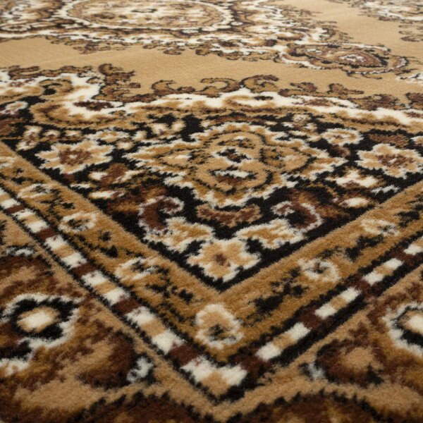 Alfa Carpets, Běhoun na míru TEHERAN T-102 beige, šíře 100 cm, béžová, chodba / předsíň
