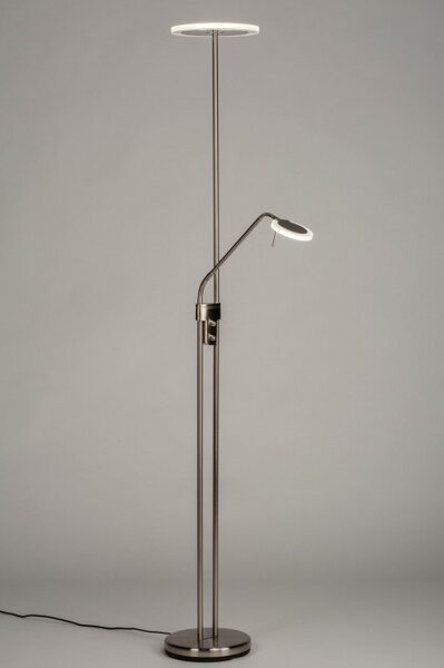 Stojací designová LED lampa Tahoma Silver (LMD)