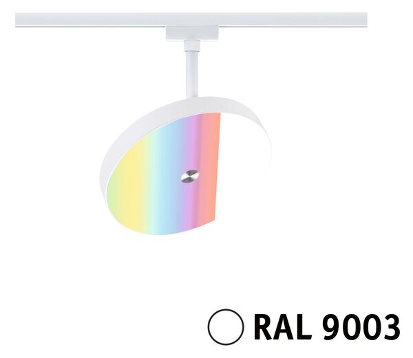 P 95689 URail lištový spot Smart Home Zigbee 3.0 Hildor RGBW 7,5W RGBW+ stmívatelné 230V bílá - PAULMANN