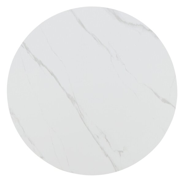 JÍDELNÍ STŮL, bílá, barvy vlašských ořechů, 120/120/75 cm Livetastic - Jídelní stoly, Online Only