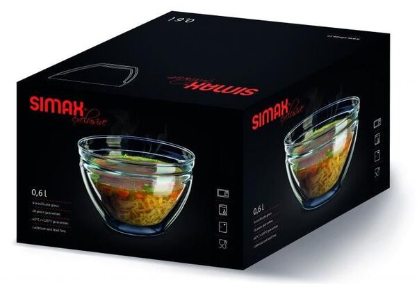 SIMAX MISKA S DVOJITOU STĚNOU 600 ML