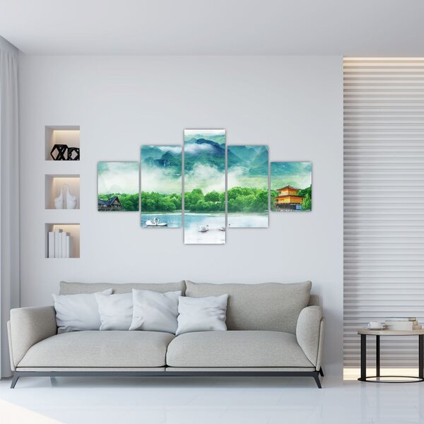 Obraz - Snová krajina (125x70 cm)