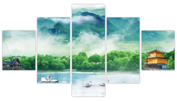 Obraz - Snová krajina (125x70 cm)
