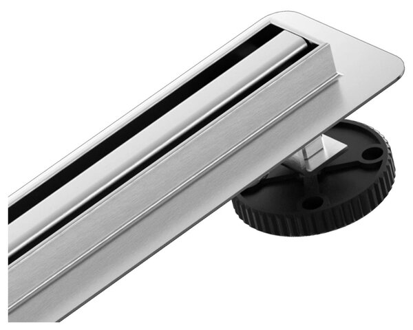 Sprchový odtokový žlab Slim, sifon otočný 360° - nerez - DN40 - 104 cm