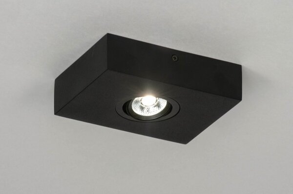 Stropní LED svítidlo Spot Quality Quadra 1 Black (LMD)