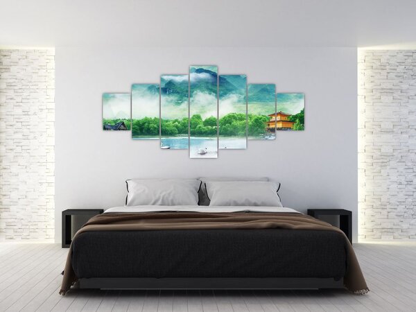 Obraz - Snová krajina (210x100 cm)