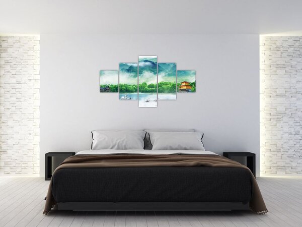 Obraz - Snová krajina (125x70 cm)
