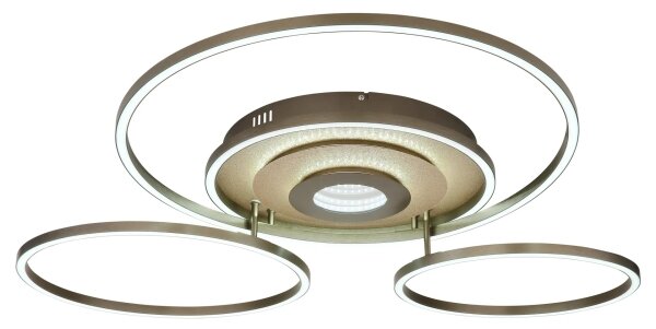 Globo 67824-60G - LED Stm stropní svítidlo MILES 60W/230V 80,8x99,2 cm hnědá+DO