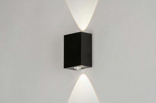 Nástěnné venkovní LED svítidlo Monno Black (LMD)