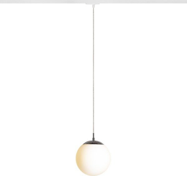 LUNA 20 pro jednookr. lištu opálové sklo/chrom 230V E27 15W - RED - DESIGN RENDL