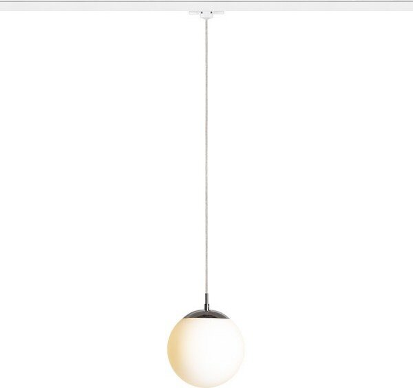 AKCE - LUNA 20 pro tříokr. lištu opálové sklo/chrom 230V E27 15W - RED - DESIGN RENDL