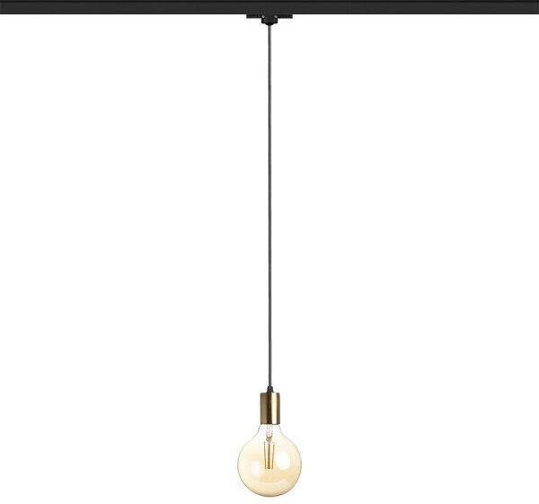 ARAQ pro tříokr. lištu závěsná česaná mosaz/černá 230V E27 42W - RED - DESIGN RENDL