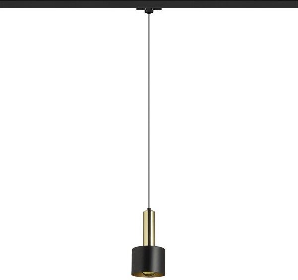 GIULIA 12 pro tříokr. lištu černá/zlatohnědá mosaz 230V E27 40W - RED - DESIGN RENDL