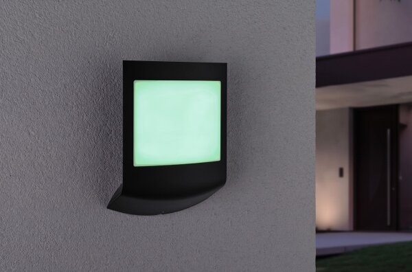 Paulmann 94513 - RGBW LED/8,2W IP44 Venkovní nástěnné svítidlo PADEA 230V