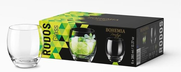 BOHEMIA PRESTIGE RHODES SKLENICE 380ML SADA 6 KS