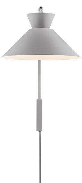 Nástěnná Svítidla Nordlux, Dial, Šedá, Obývací pokoj, Kov, Skandinávský