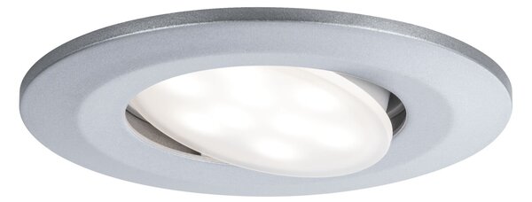 P 98199 LED vestavné svítidlo Calla 10ks sada IP65 kruhové 90mm 30° 10x5W 230V CCT matný chrom - PAULMANN