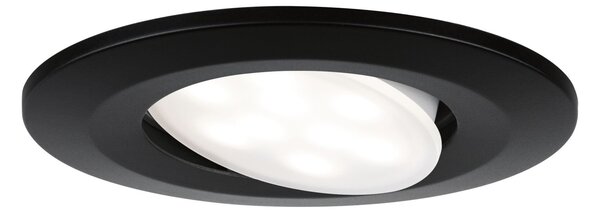 P 98198 LED vestavné svítidlo Calla 10ks sada IP65 kruhové 90mm 30° 10x5W 230V CCT černá mat - PAULMANN