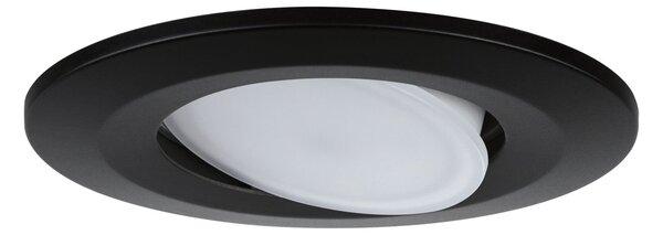 P 98198 LED vestavné svítidlo Calla 10ks sada IP65 kruhové 90mm 30° 10x5W 230V CCT černá mat - PAULMANN