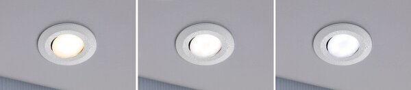 P 98197 LED vestavné svítidlo Calla 10ks sada IP65 kruhové 90mm 30° 10x5W 230V CCT bílá mat - PAULMANN