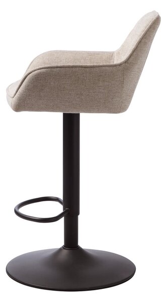 Béžová barová židle s nastavitelnou výškou Nolan – Unique Furniture