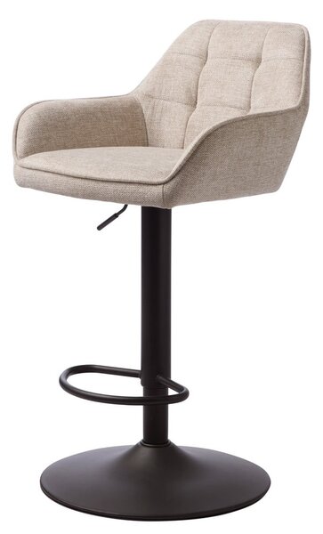 Béžová barová židle s nastavitelnou výškou Nolan – Unique Furniture