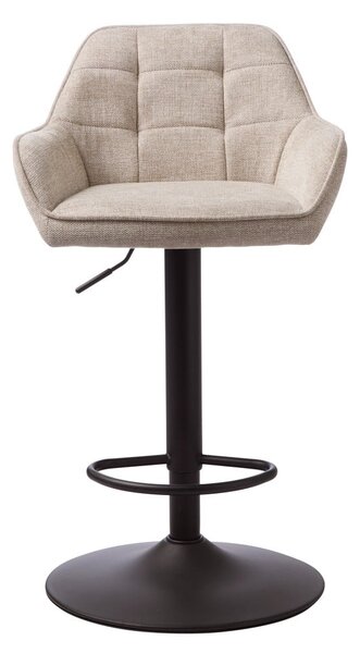 Béžová barová židle s nastavitelnou výškou Nolan – Unique Furniture