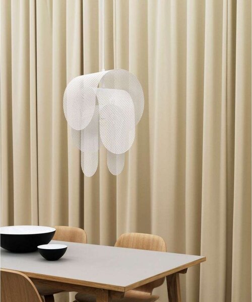 Závěsná svítidlo Normann Copenhagen, Bílá, Obývací pokoj, Kov