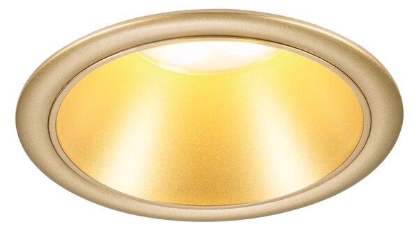 P 98200 LED vestavné svítidlo 3-krokové-stmívatelné Cole Coin IP44 kruhové 88mm Coin 6W 230V stmívatelné 2700K zlatá mat - PAULMANN
