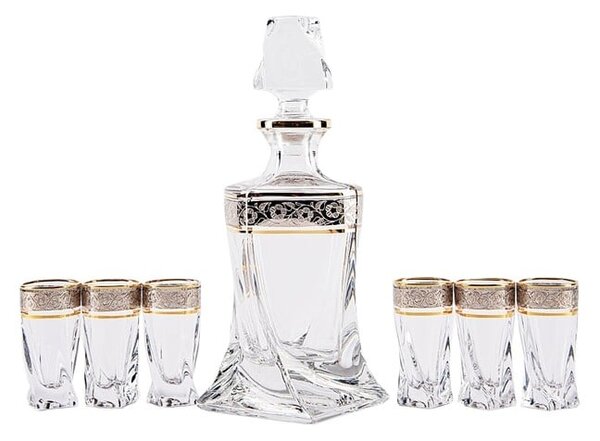 BOHEMIA QUADRO GOLD-PLATINUM SADA NA VODKU 1+6 KS