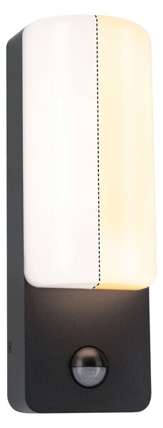 P 94853 LED venkovní nástěnné svítidlo Bonnie pohybové čidlo neláká hmyz a IP44 93x77mm 2200 - 3000K 8,5W 230V antracit hliník - PAULMANN